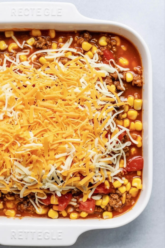 Assemble Tamale Casserole