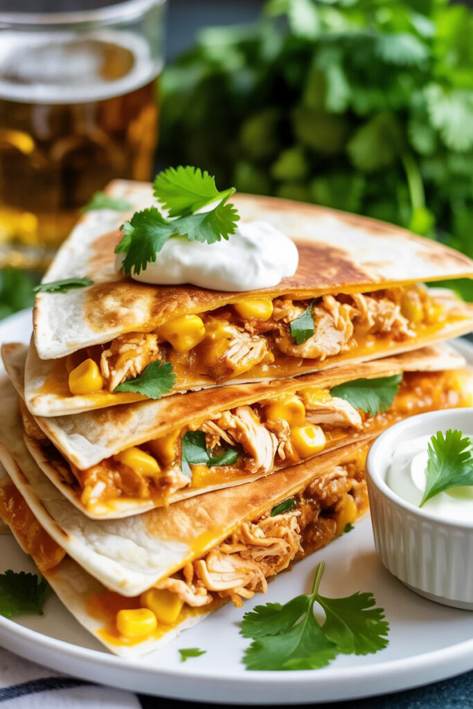 BBQ Chicken Quesadillas Recipe