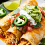 Baked Chicken Chimichangas