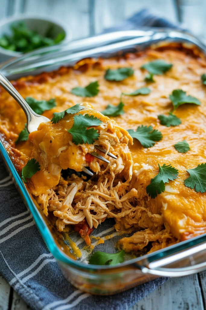 Baked Chicken Enchilada Casserole