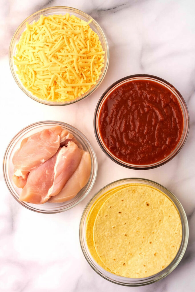 Baked Chicken Enchilada Casserole Ingredients