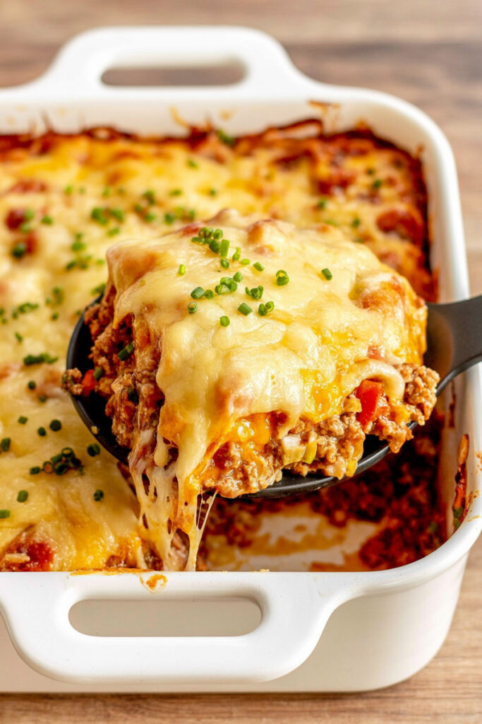 Baked Chicken Enchilada Casserole Recipe