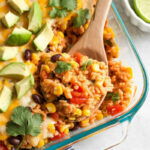 Baked Mexican Chicken and Rice Casserole
