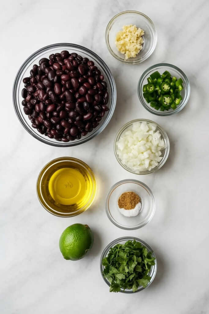 Black Bean Dip Ingredients