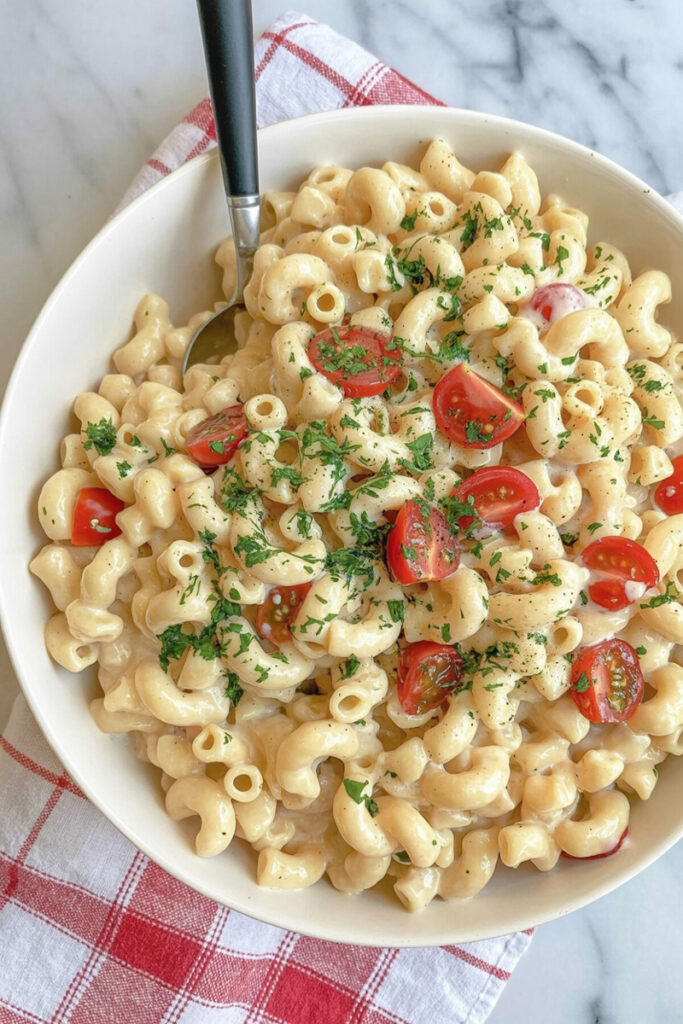 Chicken Alfredo Taco Pasta