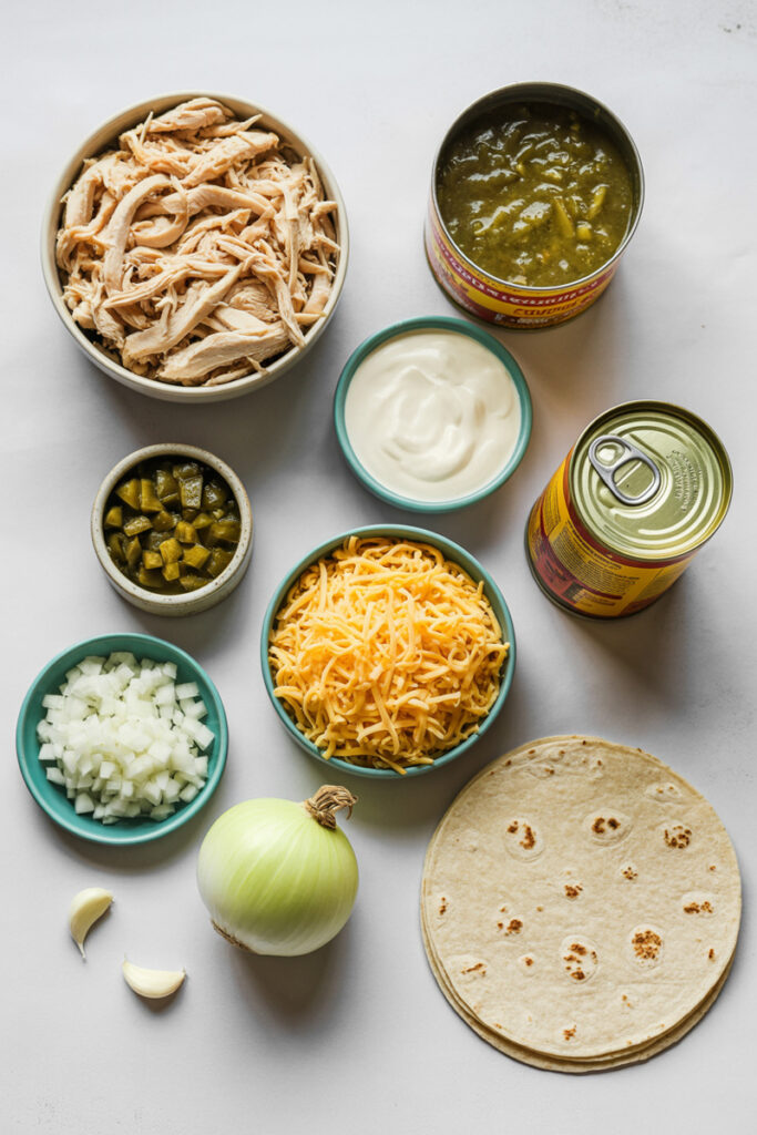 Chicken Enchiladas Ingredients