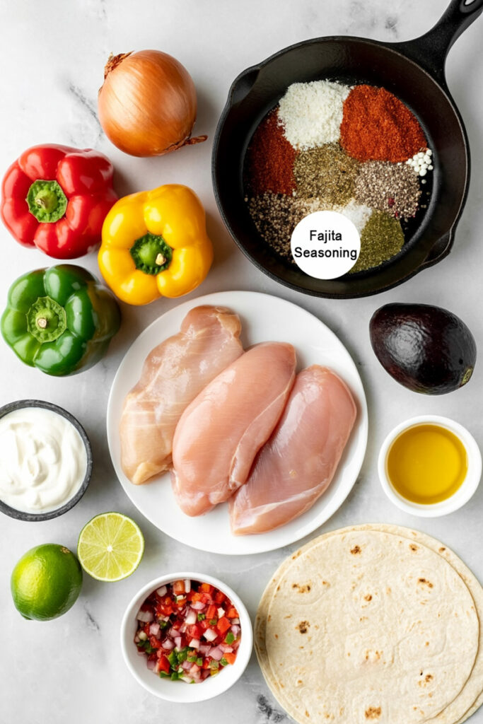 Chicken Fajitas Ingredients