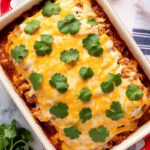 Chicken Thigh Enchilada Casserole