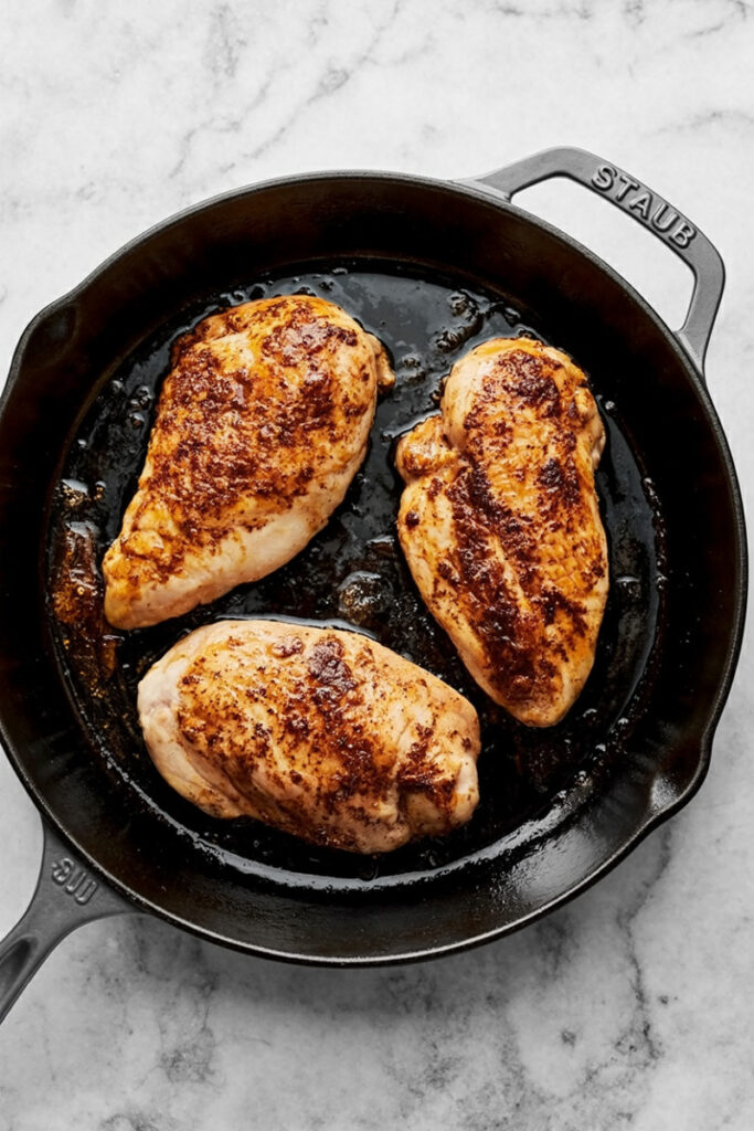 Cook the chicken
