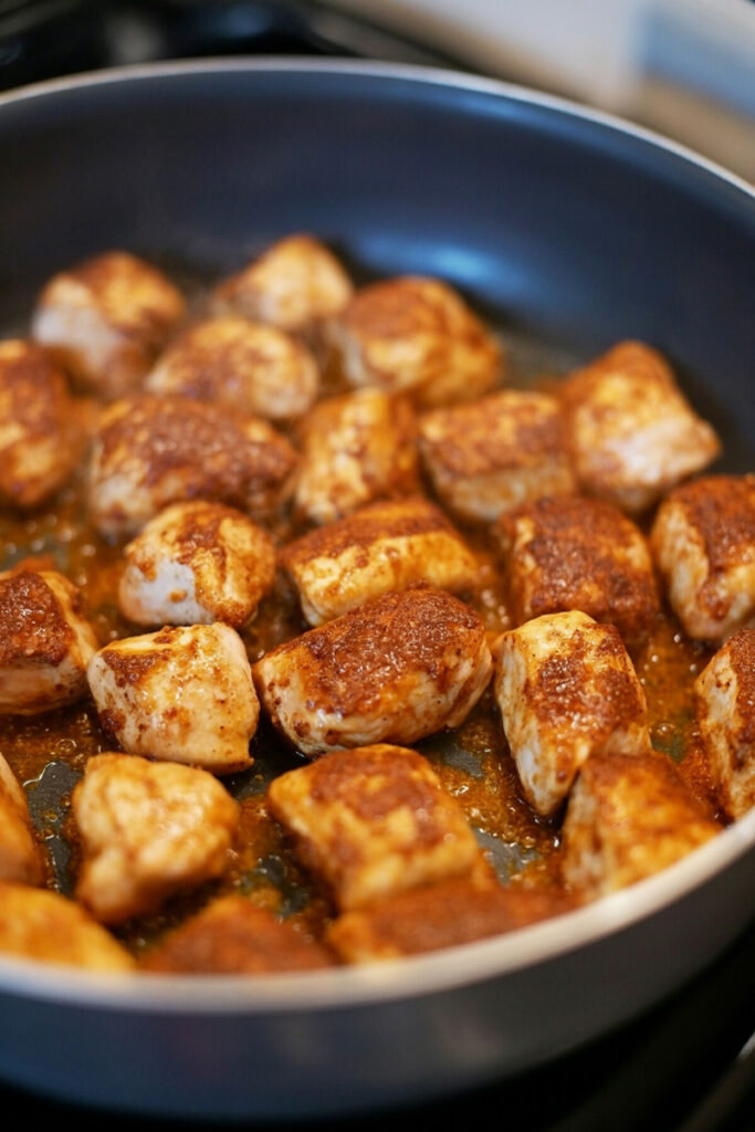 Cooked Chicken Cube