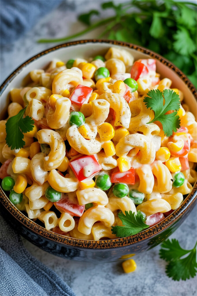 Cooked Mexican Macaroni Salad