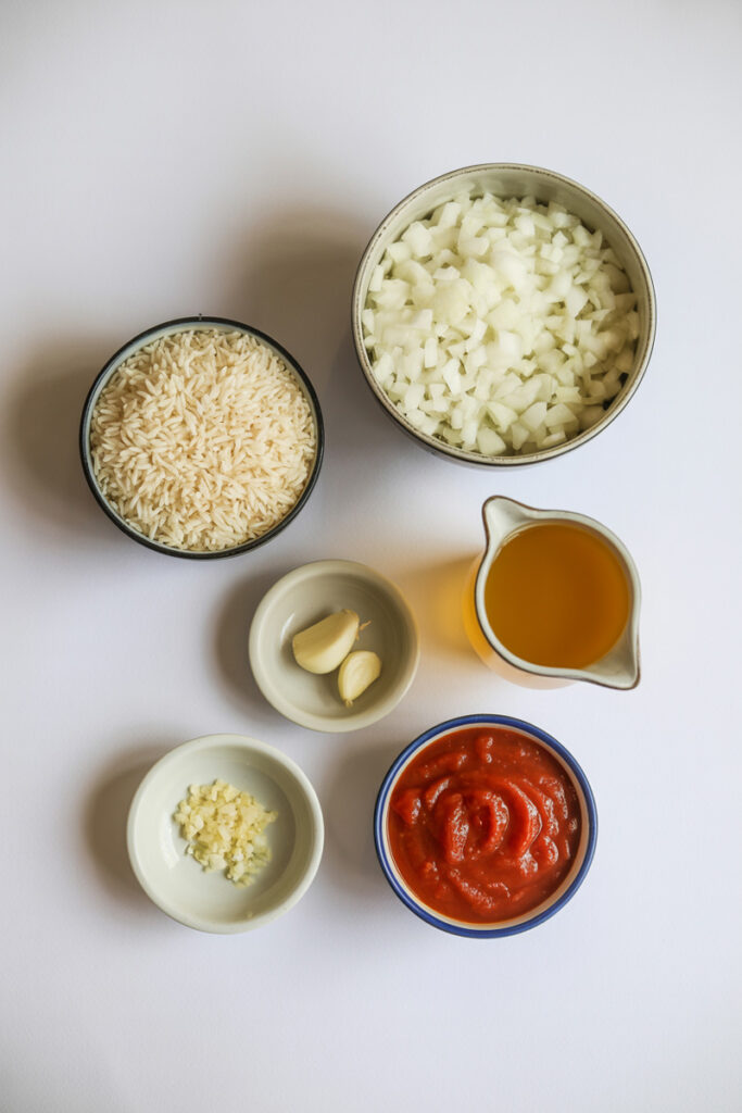 Easy Mexican Rice Ingredients