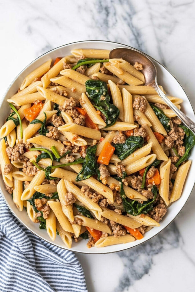 Ground Turkey Pasta