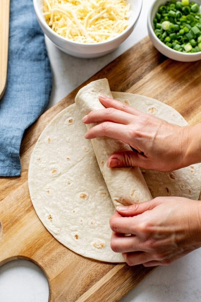 Homemade Taquitos Rolled