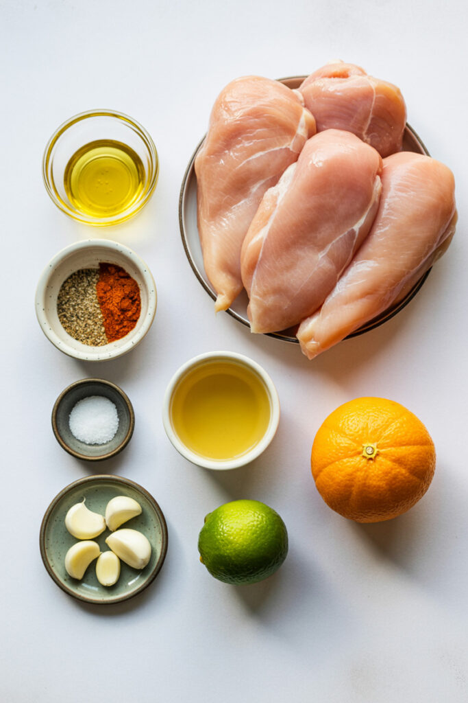 Mexican Chicken Breast Ingredients