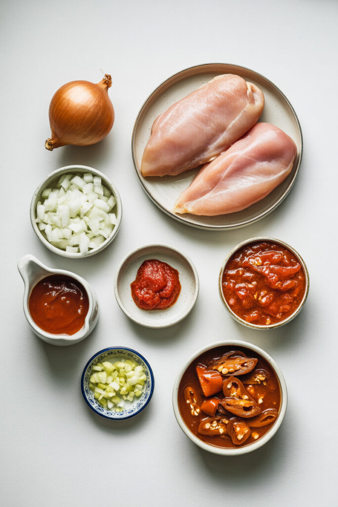 Mexican Chicken Tinga Ingredients