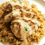 Mexican Chicken and Rice with Queso