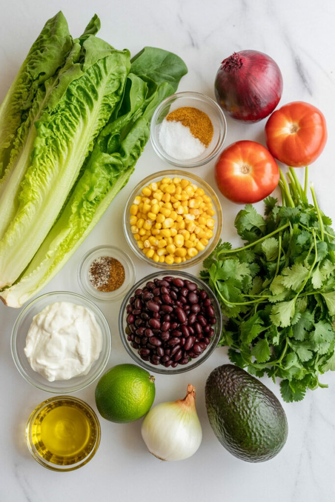 Mexican Chopped Salad Ingredients