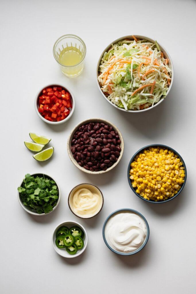Mexican Coleslaw Ingredients