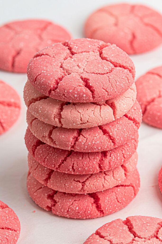 Mexican Pink Cookies (Polvorones Rosas)