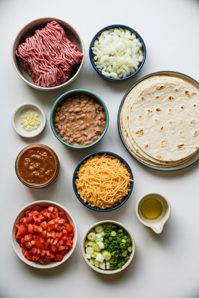 Mexican Pizza Ingredients