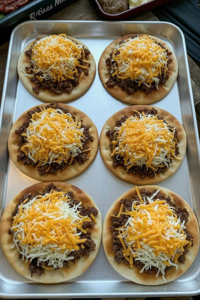Mexican Pizza ready for bake