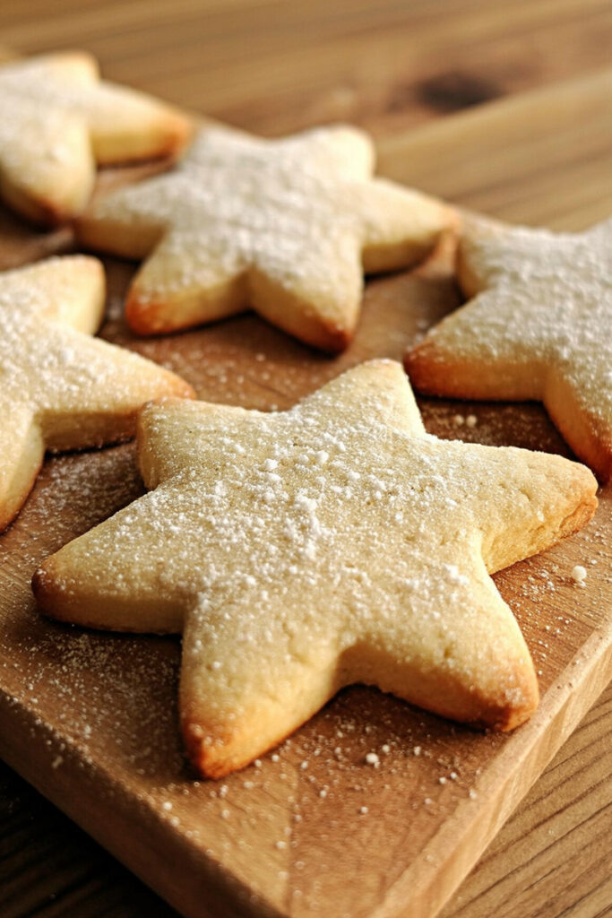 Serving Mexican Shortbread Cookies