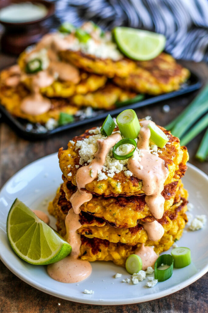 Mexican Street Corn Fritters