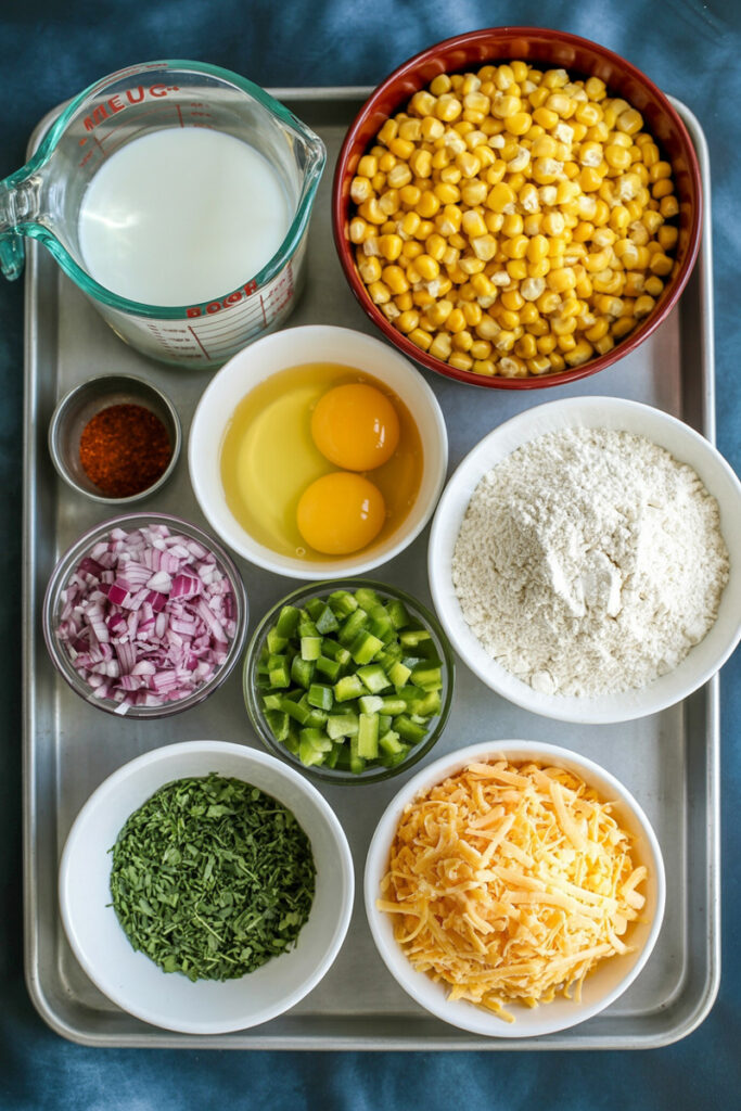 Mexican Street Corn Fritters Ingredients