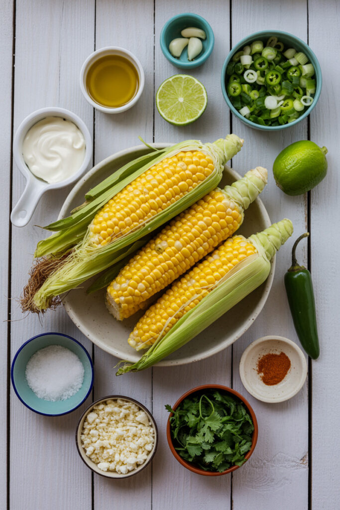 Mexican Street Corn Salad Ingredients