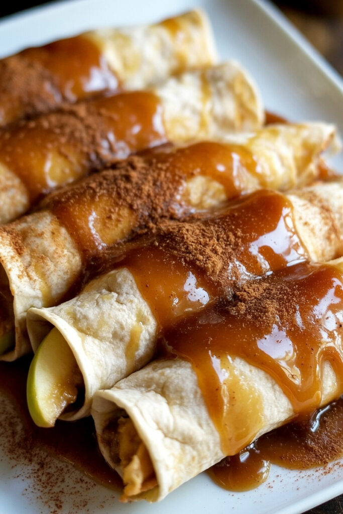 Prepare Apple Pie Enchiladas
