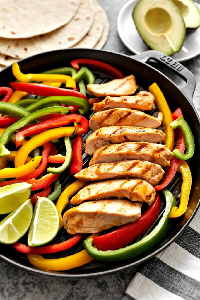 Prepare Chicken Fajitas