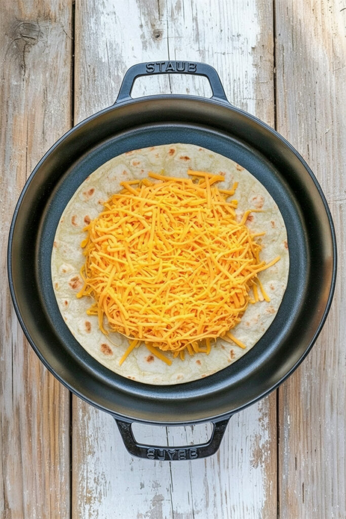 Prepare Ground Beef Quesadillas