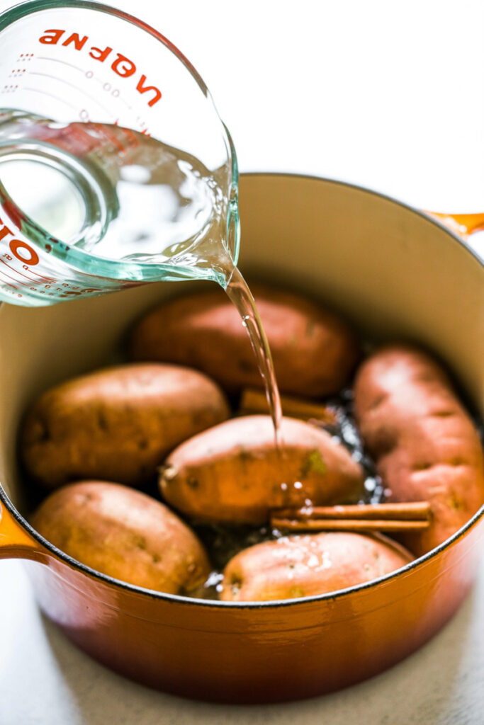 Prepare Candied Sweet Potatoes