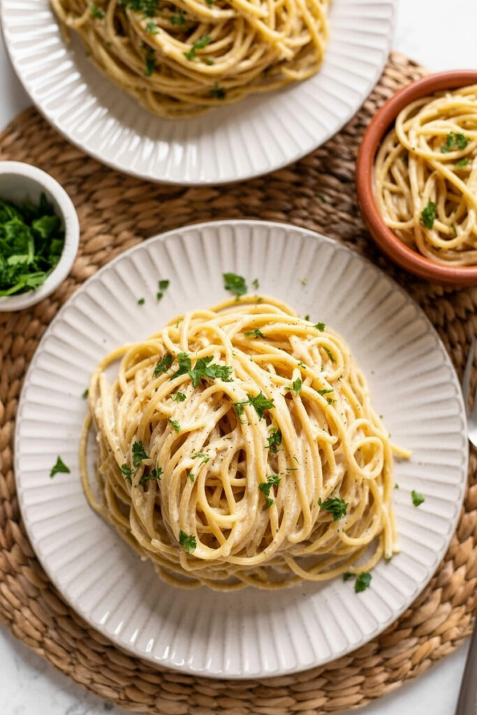 Prepare Mexican White Spaghetti