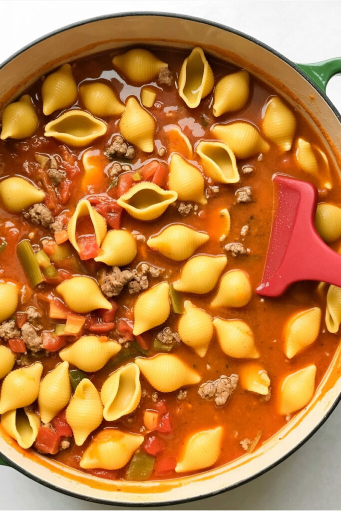 Prepare Taco Pasta