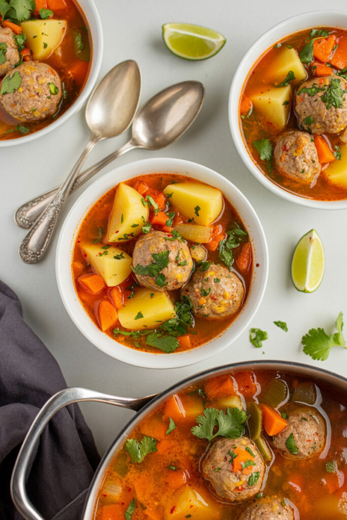 Serve Albondigas Soup