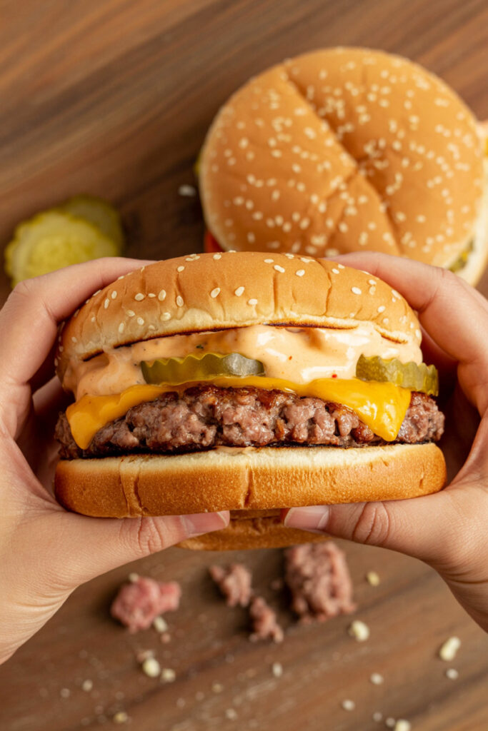 Serve Big Mac Sloppy Joes