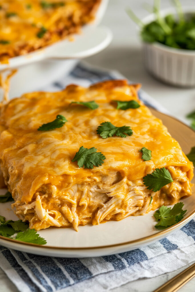 Serve Chicken Enchilada Casserole