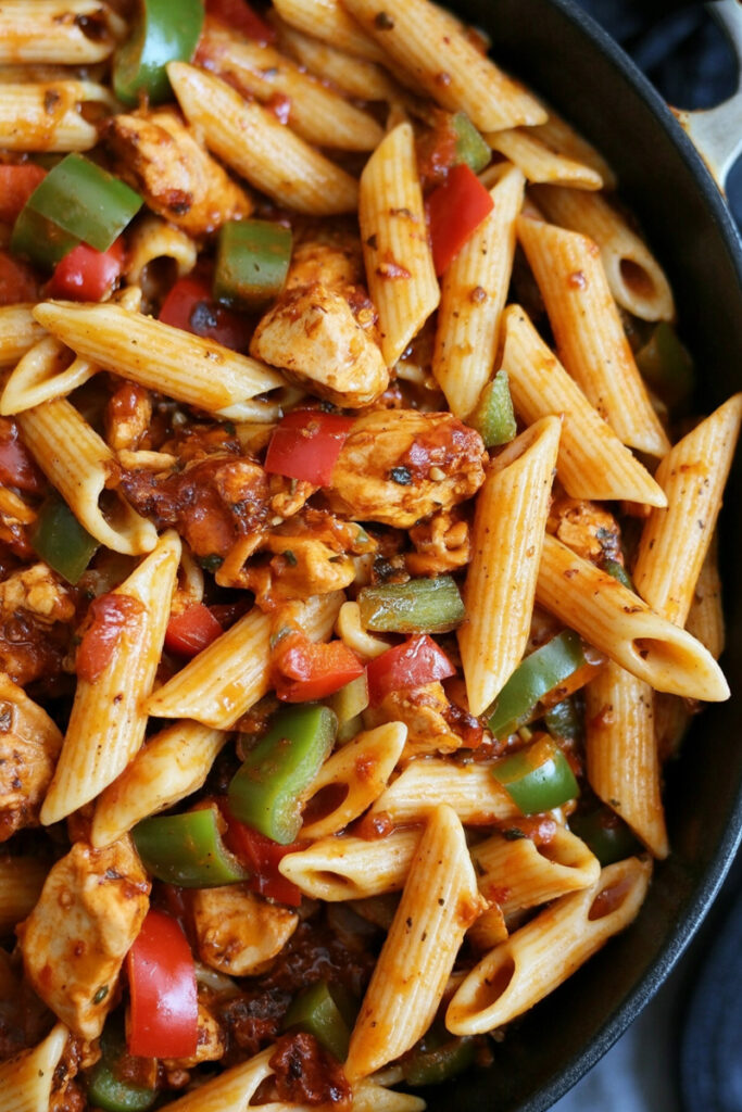 Serve Chicken Fajita Pasta