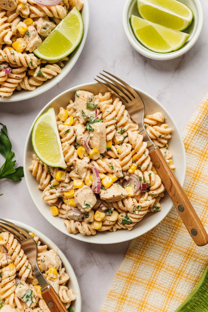 Serve Corn Pasta Salad