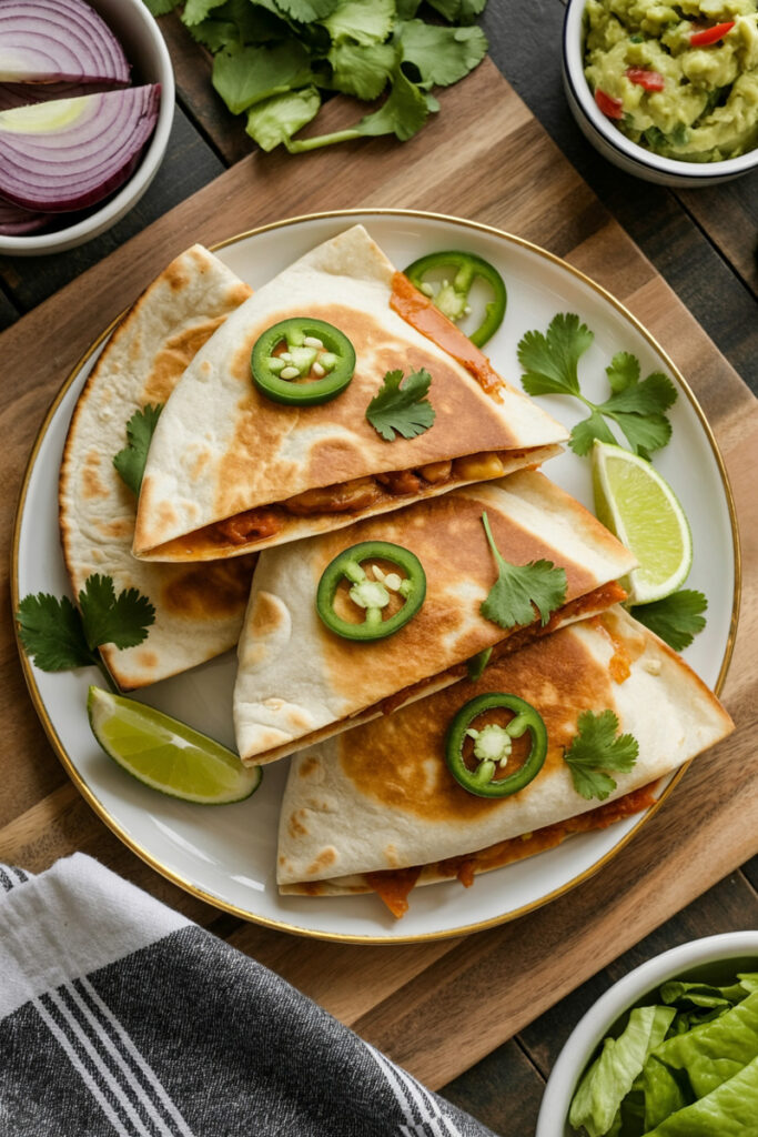 Serving Fried Tacos