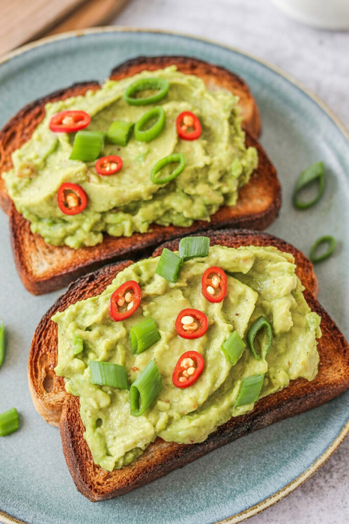 Serve Guacamole Toast