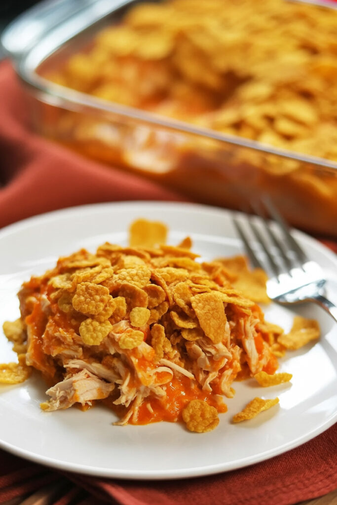 Serve Mexican Chicken Dorito Casserole