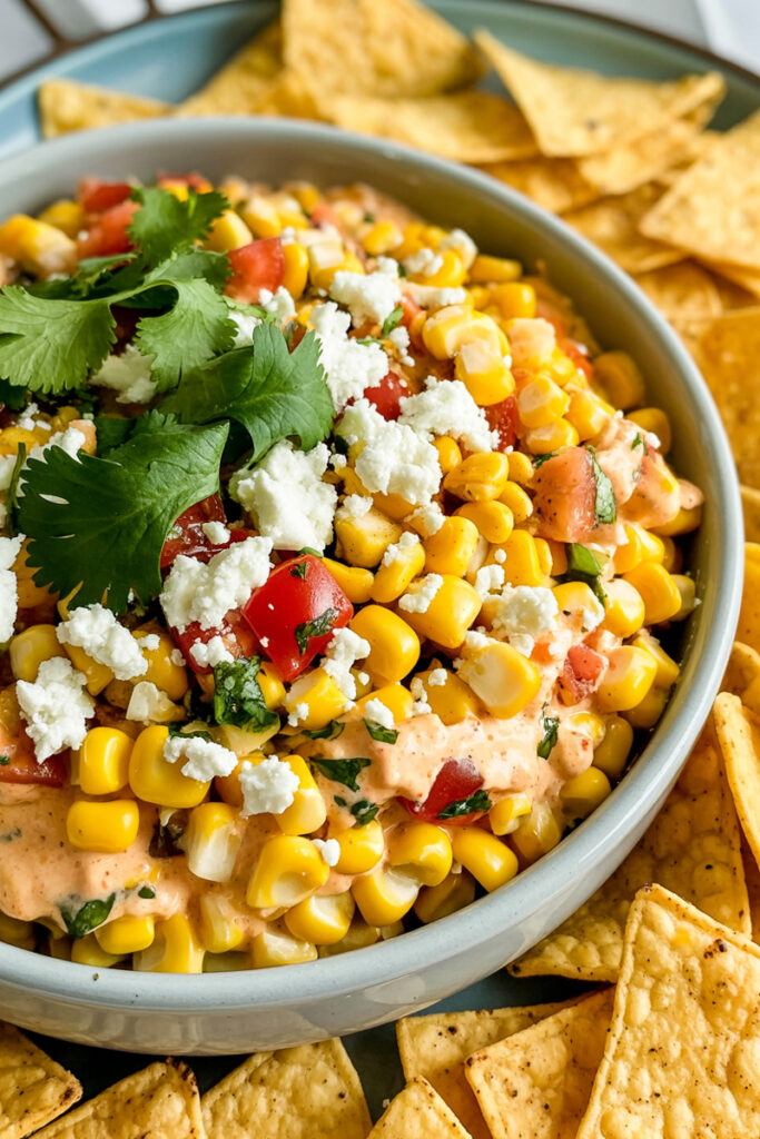 Serve Mexican Corn Dip