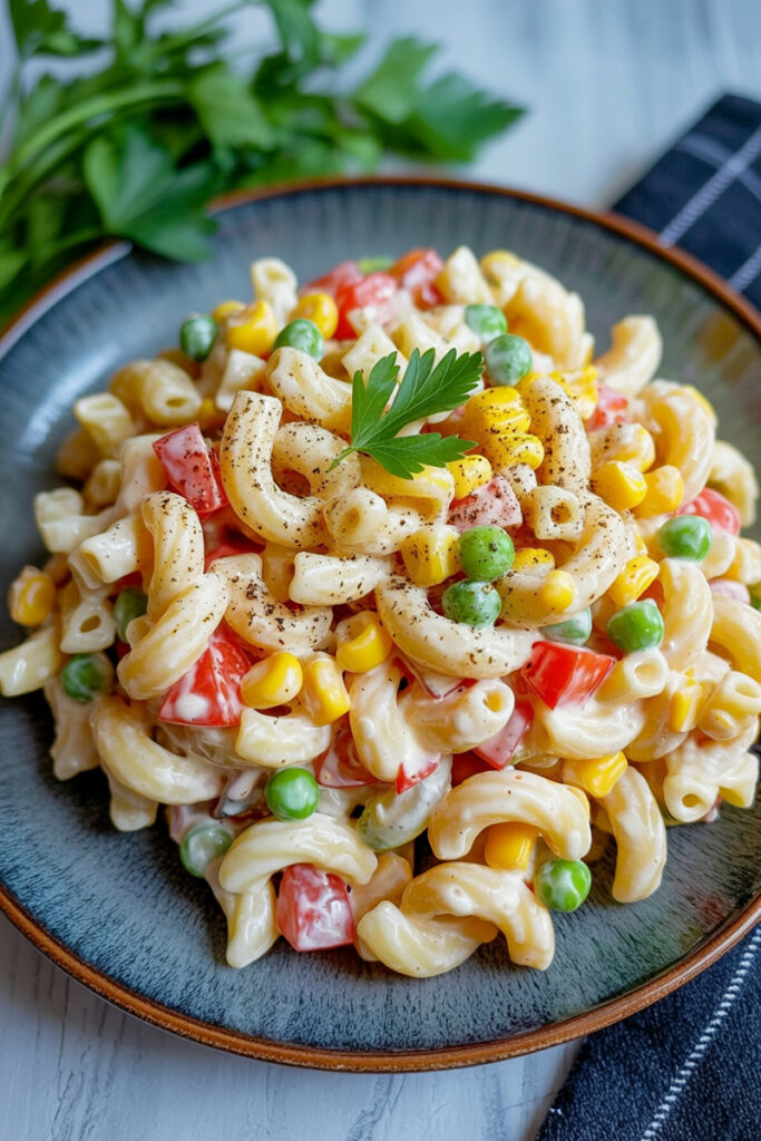 Serve Mexican Macaroni Salad