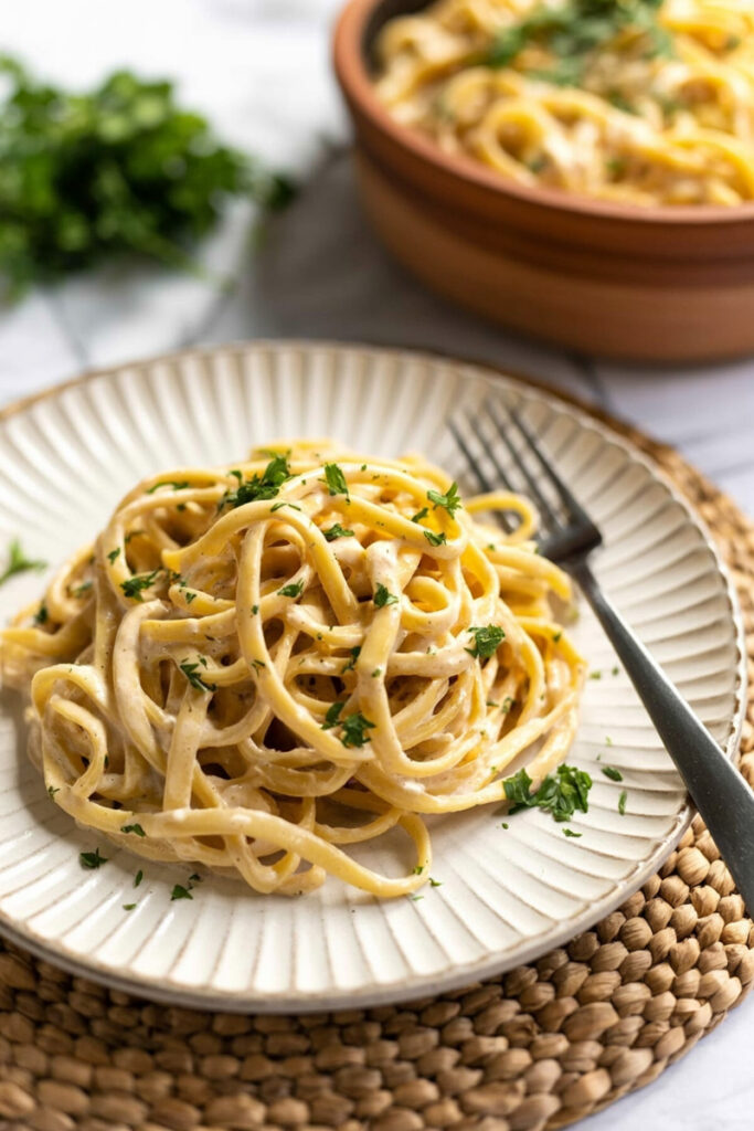 Serve Mexican White Spaghetti