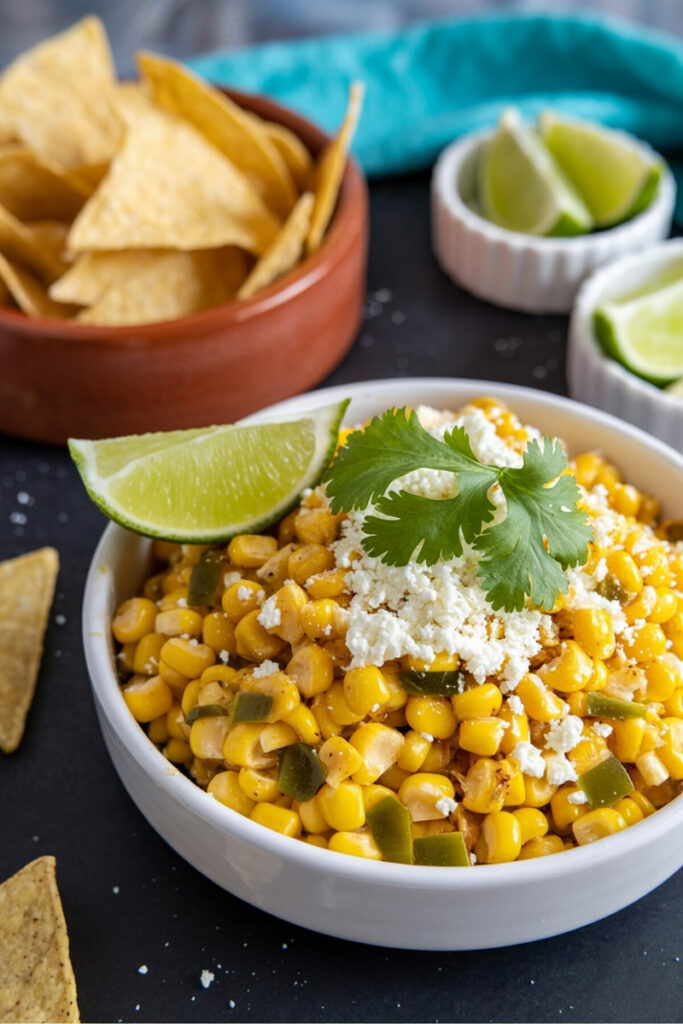 Serve Skillet Mexican Street Corn