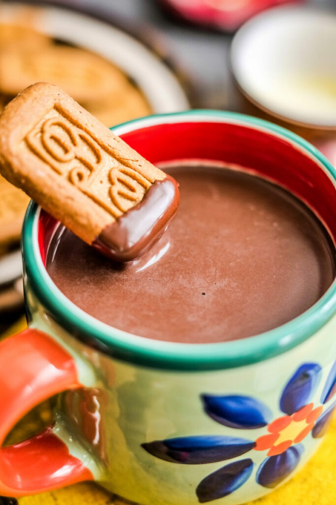 Serving Mexican Hot Chocolate