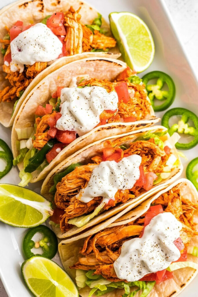 Shredded Chicken Tacos